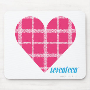 Karierte Magenta 2 Mousepad
