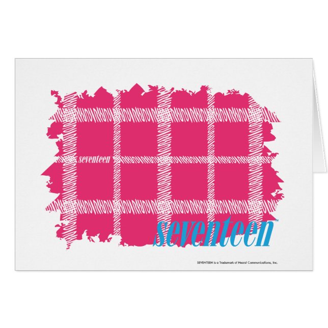 Karierte Magenta 4 (Vorderseite (Horizontal))