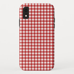 Karierte Minimalistische Weihnachten Case-Mate iPhone Hülle