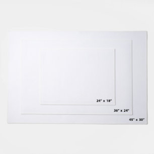 Karierte Minimalistische Weihnachtsfeier Fußmatte