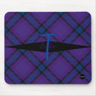 Karierte Mousepad - HAMbyWG - Lila und blau