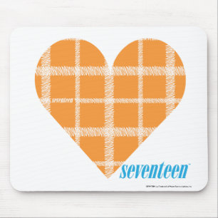 Karierte Orange 4 Mousepad