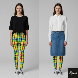 Karierte Perfektion Leggings