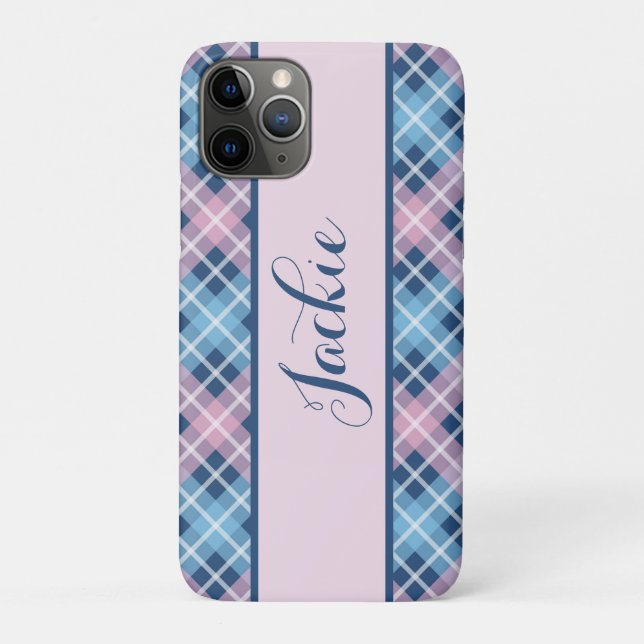 Karierte Printwerbung Case-Mate iPhone Hülle (Rückseite)