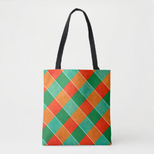 Karierte rote und grüne Tartan-Muster
