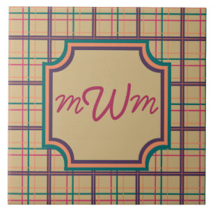 Karierte Sommerferien Fliese