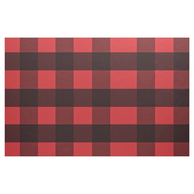 Karierte Stoffe aus Rot und Schwarz Buffalo (Fat Quarter (45,7 x 55,9 cm))