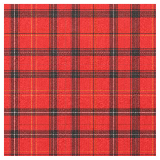 Karierte Stoffe aus schwarz und rot (Tartan) (Nahaufnahme)