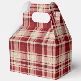 Karierte Streifen Geschenkschachtel