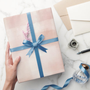 Karierte Streifen in Rosa Geschenkpapier