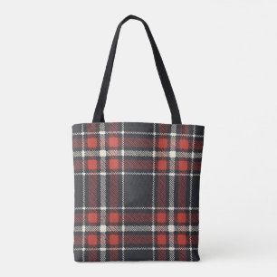 Karierte Tartan-Tasche