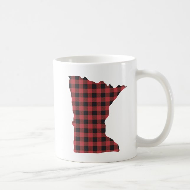 Karierte Tasse Minnesotas (Rechts)