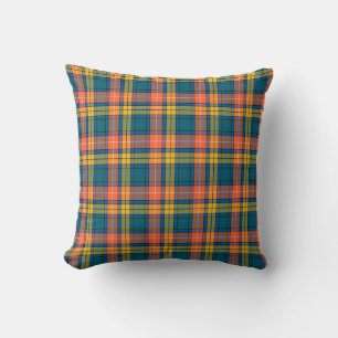 Karierte Throw Kissen Buchanan Ancient Tartan Kiss