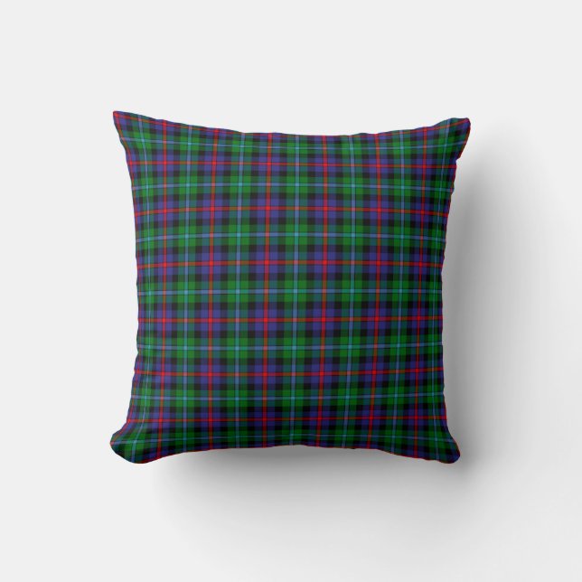 Karierte Throw Kissen Calder Tartan Kissen (Vorderseite)