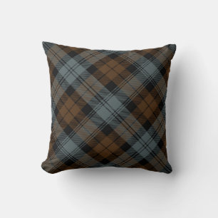 Karierte Throw Pillows BlackWatch gewitterter Tart Kissen