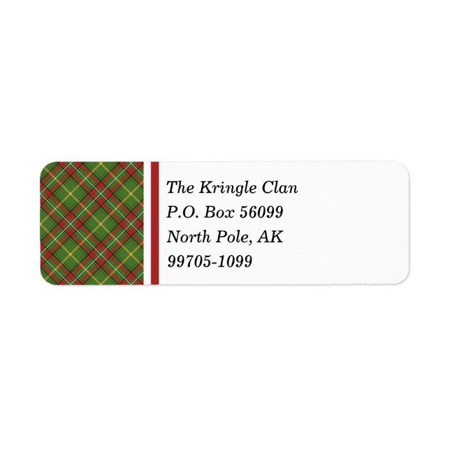 Karierte Weihnachten (Vorne)