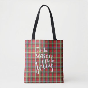 Karierte Weihnachten in Rot und Grün Tartan