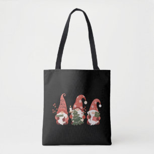Karierte Weihnachtsgnome Santa Lustiges Frohe Weih