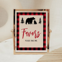 Karierter Bärenkub Lumberjack Baby Duschfavoriten