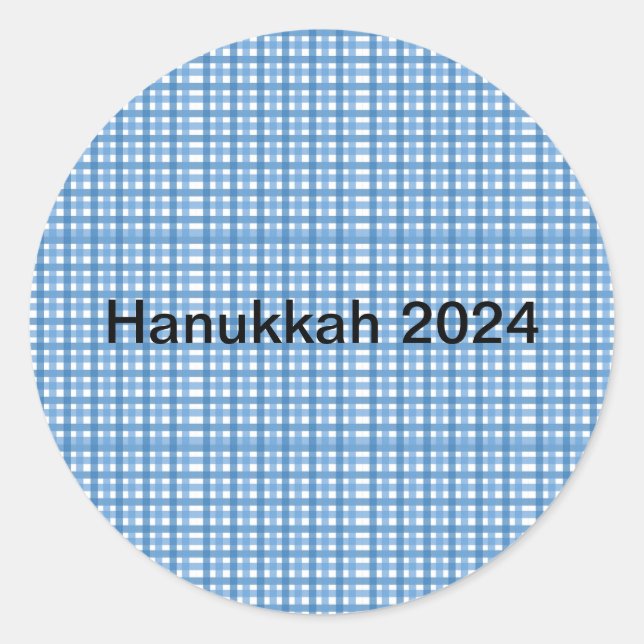 Karierter Basiskaufkleber/Umschlag Aufkleber (Vorderseite)