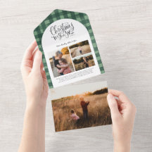 Karierter Blumenweihnachtsfest Grün 4 Foto Urlaub