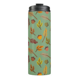 Karierter Feiertag Herbst Herbst Erntedank Ernte L Thermosbecher