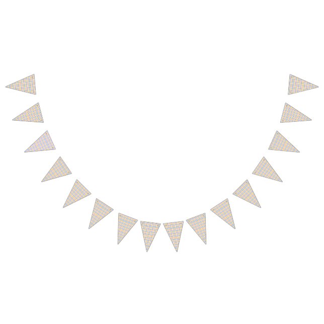 Karierter Frühling im Garten Wimpelkette (Alle)