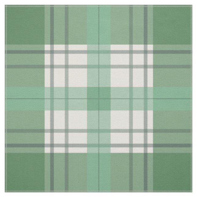 Karierter Grünton Stoff (Muster)