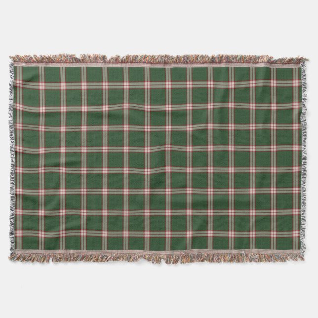 Karierter Holiday Throw Blanket Decke (Vorderseite)