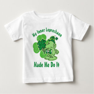 Karierter innerer Kobold Baby T-shirt