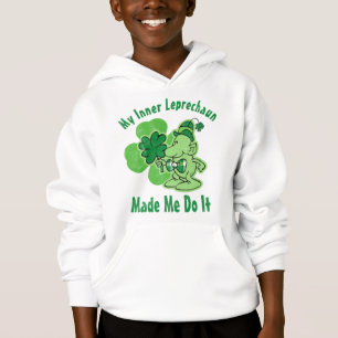 Karierter innerer Kobold Hoodie