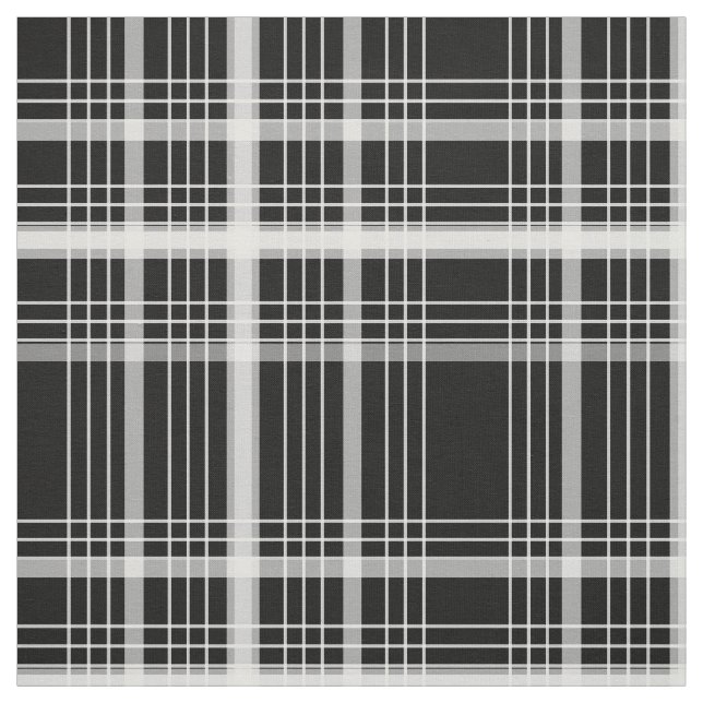 Karierter Karo für Schwarz-Grafik Stoff (Muster)