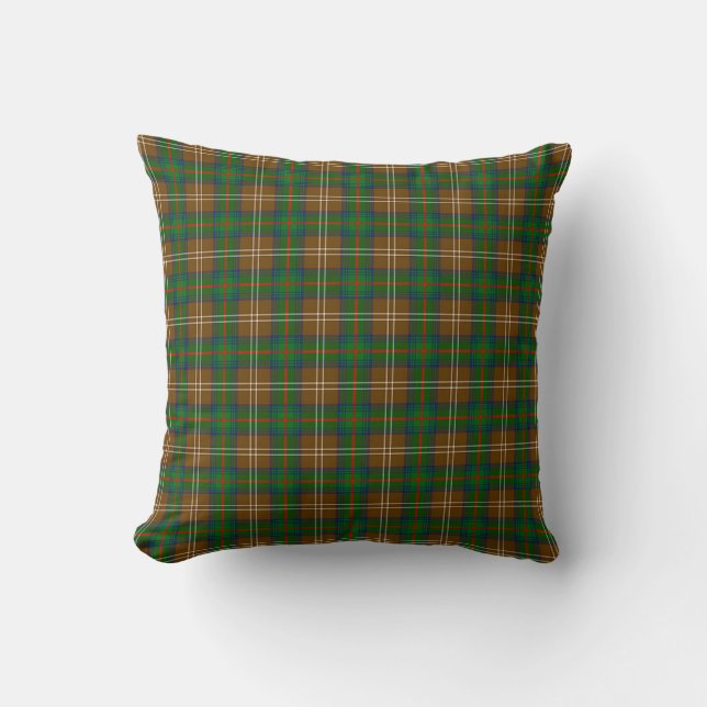 Karierter Kiefer Chisholm Jagd Tartan Kissen (Vorderseite)