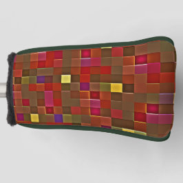 "Karierter Liebhaber" Putterabdeckung Golf Headcover