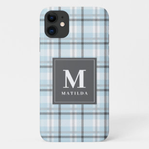 Karierter Monogramm-Tartan Case-Mate iPhone Hülle