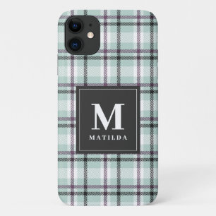 Karierter Monogramm-Tartan Case-Mate iPhone Hülle