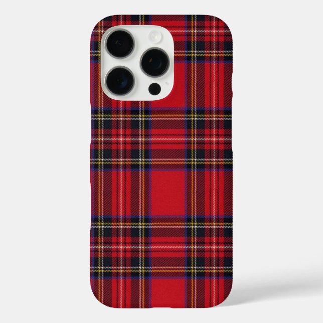 Karierter Red Tartan Case-Mate iPhone Hülle (Rückseite)