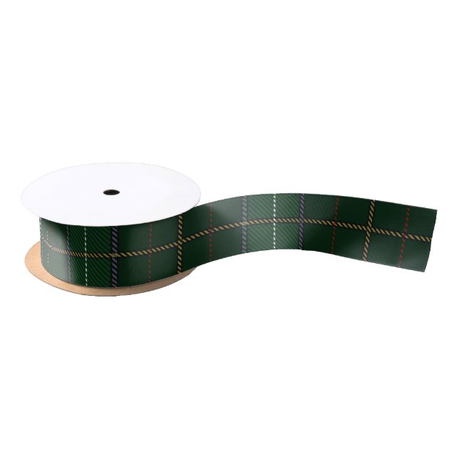 Karierter rustikaler Classic Tartan Satinband (Spule)