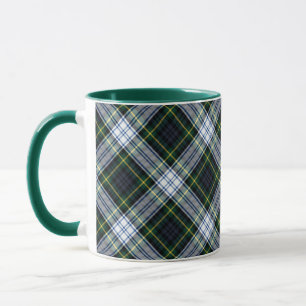 Karierter Rustikaler Grüner Clan Gordon Tartan Tasse