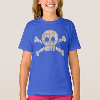 Karierter Schädel (Vintag) T-Shirt