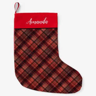 Karierter schottischer Tartan-Klassiker Kleiner Weihnachtsstrumpf