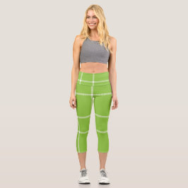 karierter Scottisch High Waisted Capris