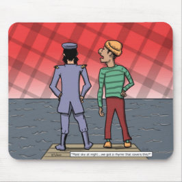 Karierter Sky Mousepad