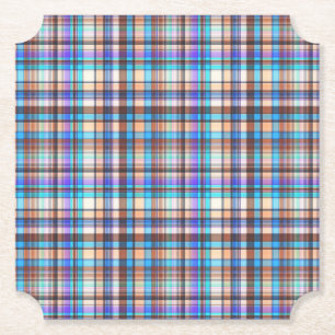Karierter Stoff-Karo-Druckmuster-57688 Untersetzer