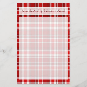 Karierter Tartan Briefpapier