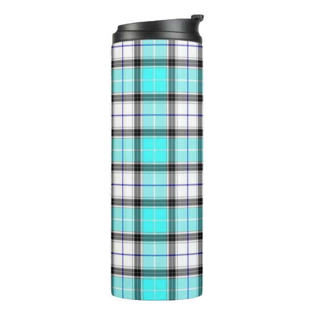 Karierter Thermaltumbler Thermosbecher (Nach links gedreht)