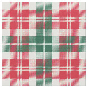 Karierter Urlaub in Rot und Grün von Tartan Stoff