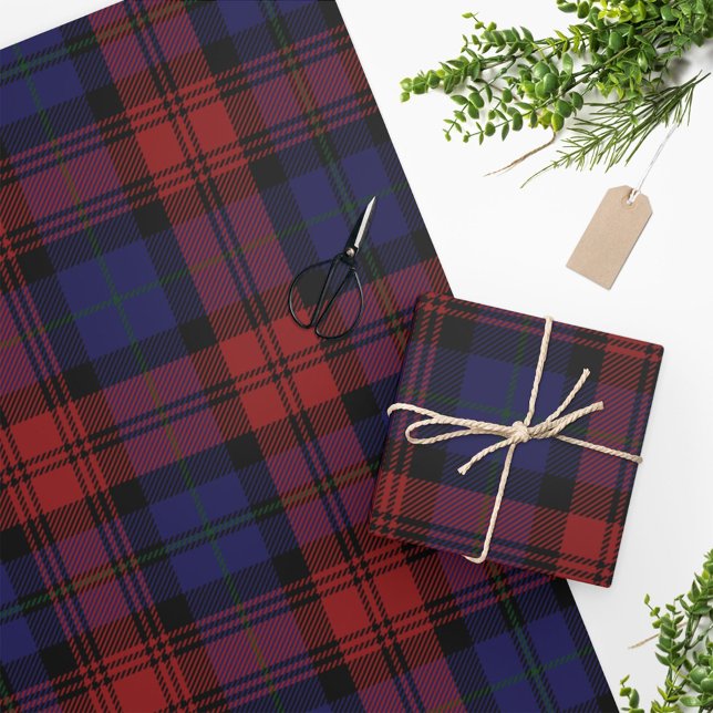 Karierter Weihnachtsurlaub Tartan Geschenkpapier (Von Creator hochgeladen)