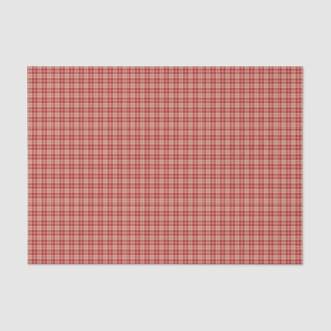 Kariertes 03-GEWEBE-WRAPPING-PAPIER Seidenpapier (Vorderseite)