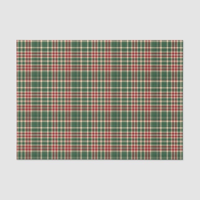 Kariertes 08-GEWEBE-WRAPPING-PAPIER Seidenpapier (Vorderseite)